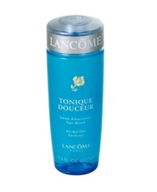Soothing and cooling, this alcohol-free, pH balanced freshener gently tones and refines skin without depleting the natural oils of normal/combination skin. Formulated with skin-softening distilled flower water, this refreshing formula gives skin a cool, hydrating lift. Leaves skin perfectly clean, soft and supple. Dermatologist-tested For Safety. Soothing and cooling, this alcohol-free, pH balanced freshener gently tones and refines skin without depleting the natural oils of normal/combination skin. Formulated with skin-softening distilled flower water, this refreshing formula gives skin a cool, hydrating lift. Leaves skin perfectly clean, soft and supple. Dermatologist-tested For Safety.