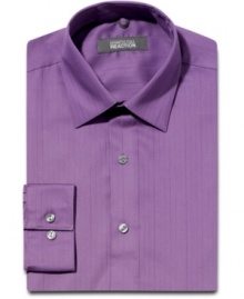 Brush up your office outlook with a whole new palette. This shirt from Kenneth Cole will be your new favorite. Brush up your office outlook with a whole new palette. This shirt from Kenneth Cole will be your new favorite.