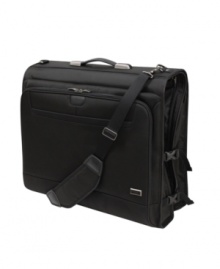 A smarter way to travel. Your wardrobe goes on the road with you and arrives in top-notch condition thanks to the bi-fold construction of this durable garment bag. Built from ultra-tough ballistic fabric, this bag presents you with the utmost in design, quality and performance, giving you a fresh start wherever you land. Lifetime warranty. A smarter way to travel. Your wardrobe goes on the road with you and arrives in top-notch condition thanks to the bi-fold construction of this durable garment bag. Built from ultra-tough ballistic fabric, this bag presents you with the utmost in design, quality and performance, giving you a fresh start wherever you land. Lifetime warranty.