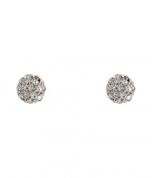 Inject instant glamour into any outfit with R.J.Grazianos crystal earrings - Prong set clear crystal clusters - Wear to the office with tailored separates, or as a finishing touch to cocktail dresses