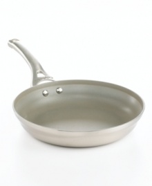 While it's certainly perfect for eggs, this versatile, oversized vessel can do so much more. The omelette pan is an impressive stovetop performer, featuring heavy-gauge, hard-anodized construction and a nonstick interior that helps you cook healthier with little or no fat. Lifetime warranty. While it's certainly perfect for eggs, this versatile, oversized vessel can do so much more. The omelette pan is an impressive stovetop performer, featuring heavy-gauge, hard-anodized construction and a nonstick interior that helps you cook healthier with little or no fat. Lifetime warranty.