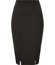 Flaunt your figureand your impeccable stylein this sultry stretch wool pencil skirt from Twenty8twelve - High waist, classic pencil silhouette, figure-enhancing seaming details, dual front slits, exposed back zip closure - Wear with a trend-right cropped blouse, a blazer and platform pumps Flaunt your figureand your impeccable stylein this sultry stretch wool pencil skirt from Twenty8twelve - High waist, classic pencil silhouette, figure-enhancing seaming details, dual front slits, exposed back zip closure - Wear with a trend-right cropped blouse, a blazer and platform pumps
