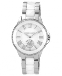 Get right to the point with this studded watch from the always-stylish Vince Camuto.