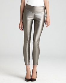 Get the sleek look of leather in these bold BLANKNYC leggings, featuring zips at the ankle for added edge. Get the sleek look of leather in these bold BLANKNYC leggings, featuring zips at the ankle for added edge.