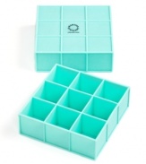 An easy escape plan! Durable & flexible silicone eliminates the wrestling & sweating that usually accompanies your quest for an ice cube. With a quick, effortless twist of this tray, your hands are on the cool stuff with zero the hassle & none of the stress.