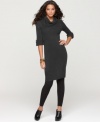 Vintage Suzie's cowlneck sweater dress has a form-fitted shape and a sophisticated cowl neckline for added appeal! (Clearance)