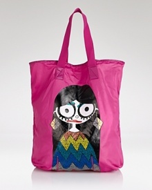She might be quirky, but MARC BY MARC JACOBS' kohl-rimmed muse makes a chic companion during the day. Tote her to look the part of a label-loving lass. She might be quirky, but MARC BY MARC JACOBS' kohl-rimmed muse makes a chic companion during the day. Tote her to look the part of a label-loving lass.