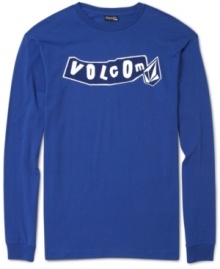 Shoot for a stylish street look with this Volcom pistol tee.