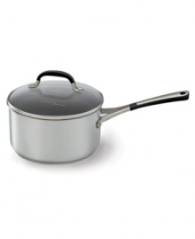 With dozens of everyday uses -- each one as delicious as the last -- the Simply Calphalon Stainless saucepan is an absolute kitchen essential. It's a particularly polished pan, great-looking and hard-working, crafted with a bottom core of heavy-gauge, highly conductive aluminum that helps food cook evenly every time. 10-year warranty. With dozens of everyday uses -- each one as delicious as the last -- the Simply Calphalon Stainless saucepan is an absolute kitchen essential. It's a particularly polished pan, great-looking and hard-working, crafted with a bottom core of heavy-gauge, highly conductive aluminum that helps food cook evenly every time. 10-year warranty.