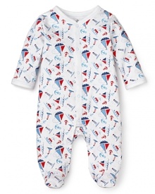 Absorba Infant Boys' Anchors Away Footie - Sizes 0-9 Months Absorba Infant Boys' Anchors Away Footie - Sizes 0-9 Months