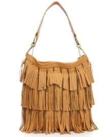 Book the club: whether you shimmy and shake or rock n' roll, the On the Fringe handbag will bring out the dance-all-night rock chick in you. Book the club: whether you shimmy and shake or rock n' roll, the On the Fringe handbag will bring out the dance-all-night rock chick in you.