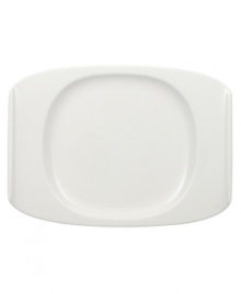 Start every meal with bold flavor: This lovely salad plate features an unconventional shape that fits perfectly atop the Flat Dinner Plate. Customize your own table arrangement with other pieces from the sleek Urban Nature collection from Villeroy & Boch. Start every meal with bold flavor: This lovely salad plate features an unconventional shape that fits perfectly atop the Flat Dinner Plate. Customize your own table arrangement with other pieces from the sleek Urban Nature collection from Villeroy & Boch.