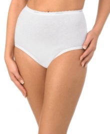 It's smooth sailing with this soft, comfortable cotton brief featuring a classic Jockey fit. Comes in a pack of five. Style #1573 It's smooth sailing with this soft, comfortable cotton brief featuring a classic Jockey fit. Comes in a pack of five. Style #1573