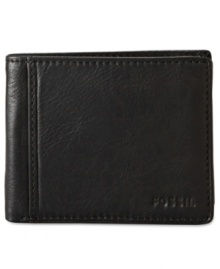 This traveler wallet from Fossil is an instant classic for carrying your cards and cash. This traveler wallet from Fossil is an instant classic for carrying your cards and cash.
