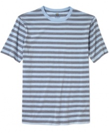 Get spotted in stripes with this stylish t-shirt from Club Room. (Clearance)