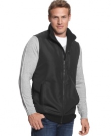 Outdoorsy goes everyday with this versatile vest from Calvin Klein. Outdoorsy goes everyday with this versatile vest from Calvin Klein.