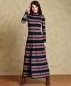 Americana-inspired stripes make Tommy Hilfiger's knit maxi dress a preppy classic.