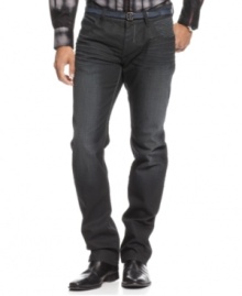 Time to trade in your old blues for some cool denim. These slim-fit jeans from INC International Concept are an up-to-date must-have. Time to trade in your old blues for some cool denim. These slim-fit jeans from INC International Concept are an up-to-date must-have.