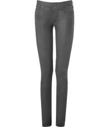Work Helmut Langs iconic modern edge into your everyday staples wardrobe with these softly tinted coated skinny jeans - Classic five-pocket style, button closure, belt loops - Form-fitting - Team with chunky knits and sleek ankle boots Work Helmut Langs iconic modern edge into your everyday staples wardrobe with these softly tinted coated skinny jeans - Classic five-pocket style, button closure, belt loops - Form-fitting - Team with chunky knits and sleek ankle boots