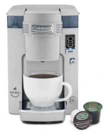 You've been served! Rising and shining each and every day is an easy matter with this single serve coffee maker. With 3 cup sizes and a removable tray that lets you fit in your handy travel mug, this smart brewer just needs your favorite pod to fill your cup with outstandingly fresh & bold flavor. 3-year warranty. Model SS300. You've been served! Rising and shining each and every day is an easy matter with this single serve coffee maker. With 3 cup sizes and a removable tray that lets you fit in your handy travel mug, this smart brewer just needs your favorite pod to fill your cup with outstandingly fresh & bold flavor. 3-year warranty. Model SS300.