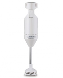 Professional power that anyone can handle. Blend, chop and whip right in your soup pot or mixing bowl and give a smooth consistency to all of your ingredients with two speeds of blending power. 18-month limited warranty. Model CSB-33.