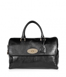 Inspired by up-and-coming American songstress Lana Del Rey, this luxe leather doctor bag from Mulberry will imbue every look with starlet-like style - Doctor-style tote with front flap and turnlock closure, sturdy carrying handles, top zip closure, silver-tone hardware, textured leather - Perfect for daily use, travel, or for chic off-duty ensembles Inspired by up-and-coming American songstress Lana Del Rey, this luxe leather doctor bag from Mulberry will imbue every look with starlet-like style - Doctor-style tote with front flap and turnlock closure, sturdy carrying handles, top zip closure, silver-tone hardware, textured leather - Perfect for daily use, travel, or for chic off-duty ensembles
