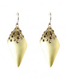 These glamorous earrings are an ultra-chic addition to any outfit - Rhinestone encrusted Lucite in a classic drop style - Style with elevated basics for day or with cocktail-ready attire for evening -Made by famous jewelry genius and celeb favorite Alexis Bittar These glamorous earrings are an ultra-chic addition to any outfit - Rhinestone encrusted Lucite in a classic drop style - Style with elevated basics for day or with cocktail-ready attire for evening -Made by famous jewelry genius and celeb favorite Alexis Bittar