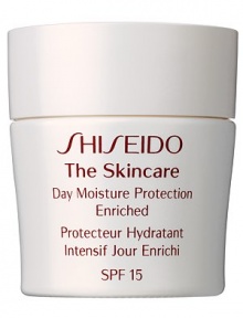 A daytime moisturizer specially formulated to provide optimal hydration and balance in skin while protecting against UV rays and the damaging effects of other environmental factors. Recommended for normal and combination skin. Smooth over face each morning after cleansing and balancing skin. Contains SPF 15. 1.8 oz.Call Saks Fifth Avenue New York, (212) 753-4000 x2154, or Beverly Hills, (310) 275-4211 x5492, for a complimentary Beauty Consultation. ASK SHISEIDOFAQ A daytime moisturizer specially formulated to provide optimal hydration and balance in skin while protecting against UV rays and the damaging effects of other environmental factors. Recommended for normal and combination skin. Smooth over face each morning after cleansing and balancing skin. Contains SPF 15. 1.8 oz.Call Saks Fifth Avenue New York, (212) 753-4000 x2154, or Beverly Hills, (310) 275-4211 x5492, for a complimentary Beauty Consultation. ASK SHISEIDOFAQ