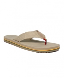 Add some sole to your summer with these comfortable flip-flop sandals from American Rag. Add some sole to your summer with these comfortable flip-flop sandals from American Rag.