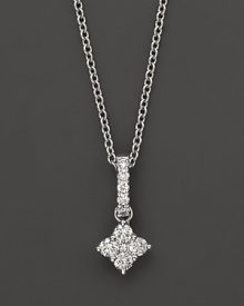 Diamond pendant set in 14K. white gold.