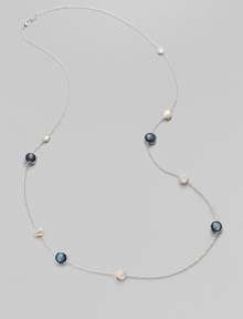EXCLUSIVELY AT SAKS. From the Wonderland Collection. Round station of clear quartz and mother of pearl on a sterling silver chain link.Clear quartz over colored MOP Mother of pearl Sterling silver Length, about 40 Lobster clasp closure Imported EXCLUSIVELY AT SAKS. From the Wonderland Collection. Round station of clear quartz and mother of pearl on a sterling silver chain link.Clear quartz over colored MOP Mother of pearl Sterling silver Length, about 40 Lobster clasp closure Imported