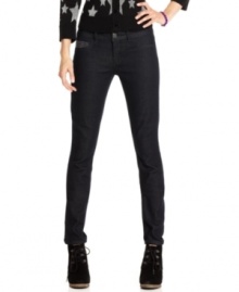 Okay, so you want to dress like a rock star? Wiggle into Indigo Rein's skinny jeans for the easiest way to do just that. Metallic-studded pockets equip this pair of denim with legitimate head-banger edge. Okay, so you want to dress like a rock star? Wiggle into Indigo Rein's skinny jeans for the easiest way to do just that. Metallic-studded pockets equip this pair of denim with legitimate head-banger edge.