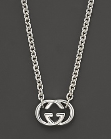 From the Silver Britt collection, Gucci's signature Britt necklace. Designed by Gucci.