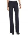 Pinstripes pop against the sleek silhouette of MICHAEL Michael Kors' petite pants. (Clearance)