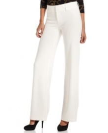 MICHAEL Michael Kors' wide-leg, ponte-knit pants are a style staple for the coming season.