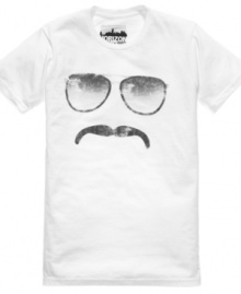 In disguise. Go undercover when you're not feeling like yourself with this graphic t shirt from New World. In disguise. Go undercover when you're not feeling like yourself with this graphic t shirt from New World.