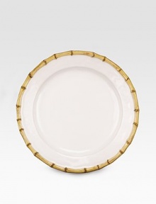 An elegant, extremely versatile dinner plate in lasting ceramic stoneware with handpainted bamboo detail. From the Classic Bamboo Collection11 diam.Ceramic stonewareDishwasher safeImported An elegant, extremely versatile dinner plate in lasting ceramic stoneware with handpainted bamboo detail. From the Classic Bamboo Collection11 diam.Ceramic stonewareDishwasher safeImported