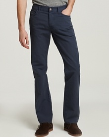 Like 7 For All Mankind Standard jeans, these pants feature a classic fit and a straight leg, but they're rendered in a blend of linen and cotton for a softer feel that's truly versatile for everyday wear. Like 7 For All Mankind Standard jeans, these pants feature a classic fit and a straight leg, but they're rendered in a blend of linen and cotton for a softer feel that's truly versatile for everyday wear.