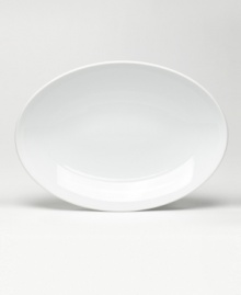 Subtle concentric rings and sleek modern shapes combine in this beautiful dinnerware collection. From morning to evening, each piece brings a generous helping of style to the table. Subtle concentric rings and sleek modern shapes combine in this beautiful dinnerware collection. From morning to evening, each piece brings a generous helping of style to the table.