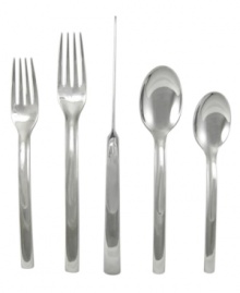 Place settings that are ahead of the curve. Dansk combines smart design and brilliant stainless steel in Torben flatware. Arched handles with a grooved surface and the cool standing knife shine brightest on modern tables. Place settings that are ahead of the curve. Dansk combines smart design and brilliant stainless steel in Torben flatware. Arched handles with a grooved surface and the cool standing knife shine brightest on modern tables.