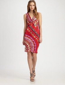 A colorful, paisley-inspired centrino print decorates this pull-on stretch design.V necklineSleevelessTwist-front detailAbout 26 from natural waistRayonDry cleanMade in ItalyModel shown is 5'9½ (176cm) wearing US size 4. A colorful, paisley-inspired centrino print decorates this pull-on stretch design.V necklineSleevelessTwist-front detailAbout 26 from natural waistRayonDry cleanMade in ItalyModel shown is 5'9½ (176cm) wearing US size 4.
