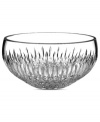 Waterford crystal is made even more radiant with the complex cuts of Monique Lhuillier's Arianne bowl. A minimalist shape adds to its timeless look and luxurious feel.