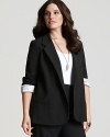 Every wardrobe needs a black blazer, and this Love Ady boyfriend jacket is designed with the best men`s tailoring traits, styled to flatter feminine curves.