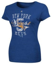 All the right moves. Everyone will know who you're keeping your eye on in this David Wright New York Mets MLB t-shirt from Majestic. All the right moves. Everyone will know who you're keeping your eye on in this David Wright New York Mets MLB t-shirt from Majestic.