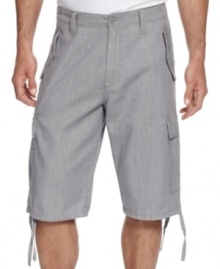 Your warm-weather staple. These Sean John cargo shorts work with just about anything.