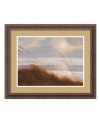 Sail away. The picture of serenity, the Sailboat Breezeway art print by Diane Romanello offers a hazy, ethereal view of the shoreline. A rustic wood frame adds to the easy, laid-back feel.