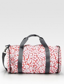 Tote your essentials in this sporty silhouette crafted from pretty floral-print nylon.Double top handles, 8 dropDetachable shoulder strap, 26 dropTop zip closureOption to fold into a compact circleFully lined20W X 8½H X 8½DImported Tote your essentials in this sporty silhouette crafted from pretty floral-print nylon.Double top handles, 8 dropDetachable shoulder strap, 26 dropTop zip closureOption to fold into a compact circleFully lined20W X 8½H X 8½DImported