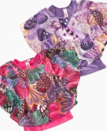 Color her world happy with one of these bright print shirts with matching tank from Fresh Brewed. Color her world happy with one of these bright print shirts with matching tank from Fresh Brewed.