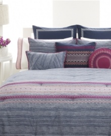 Modern elegance has a name! This Giselle decorative pillow from Steve Madden features lace embroidery & pom pom accents. Envelope closure. Modern elegance has a name! This Giselle decorative pillow from Steve Madden features lace embroidery & pom pom accents. Envelope closure.