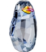 The papa penguin of Swarovski's Sealife collection, Jack has an air of warmth and kindness about him in faceted blue crystal with a prominent red and yellow beak.